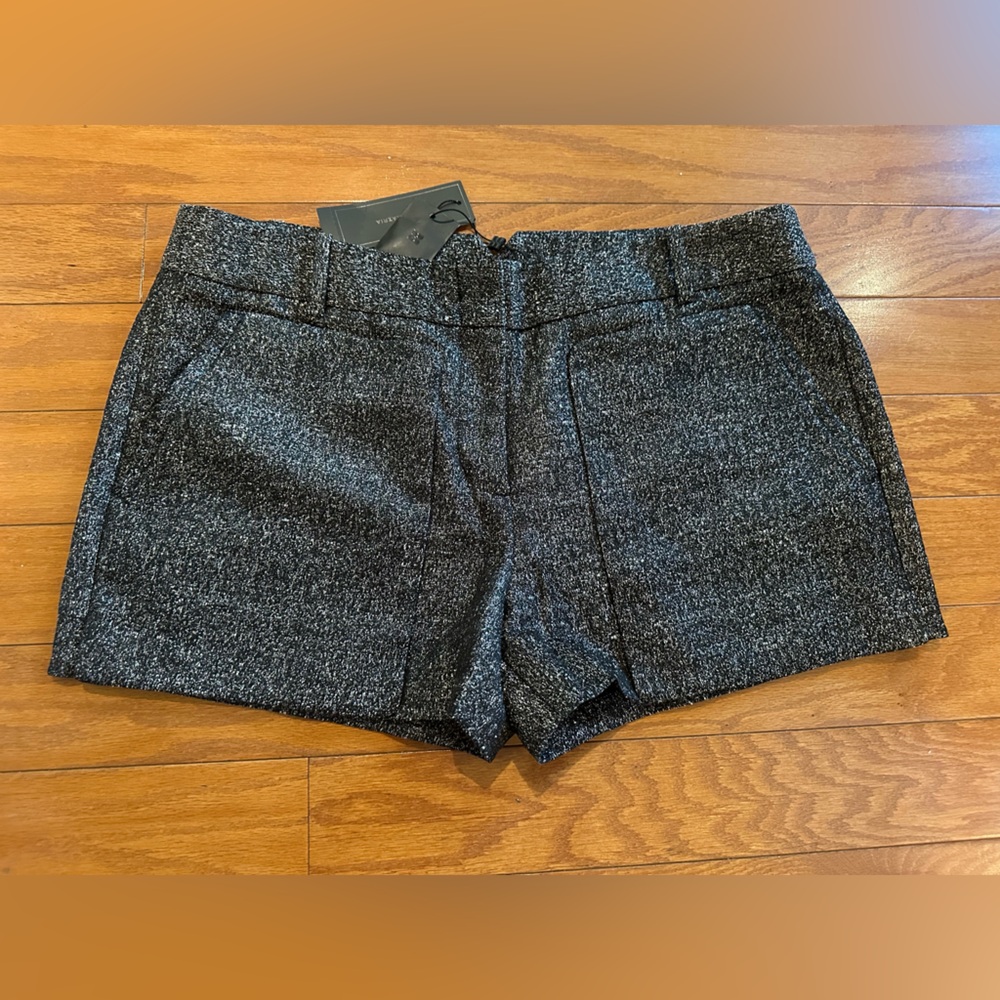 BCBGMaxAzria Sparkly Charcoal High Waist Women's Shorts